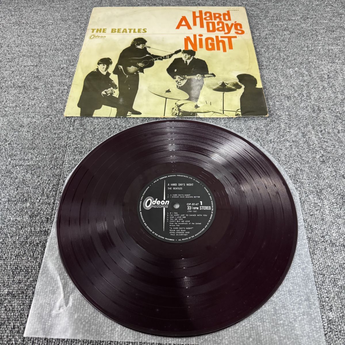 赤盤 / The Beatles A Hard Day's Night ハード・デイズ・ナイト / OP