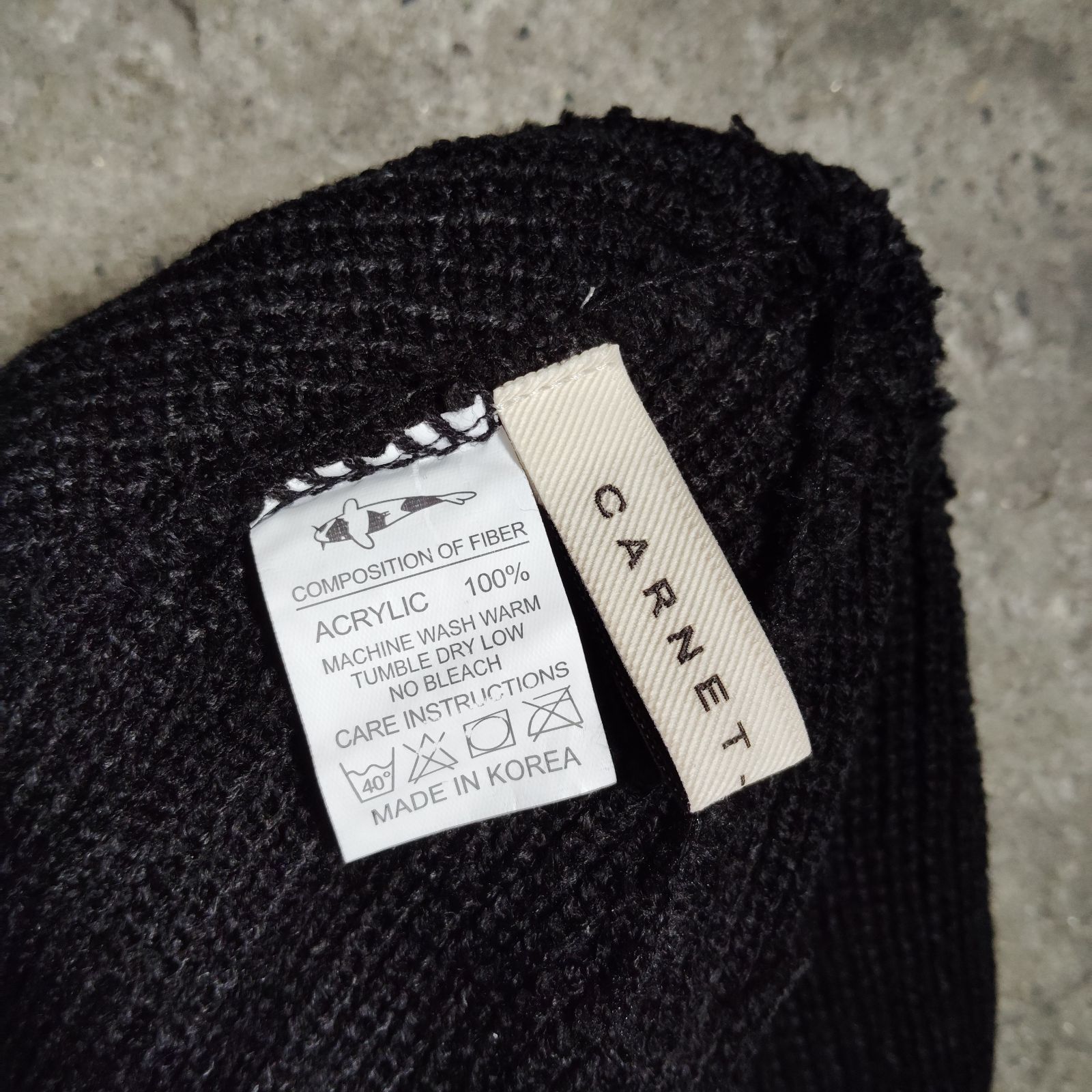 CARNET-ARCHIVE EXCAVATED BEANIE カーネットアーカイブ コーティング
