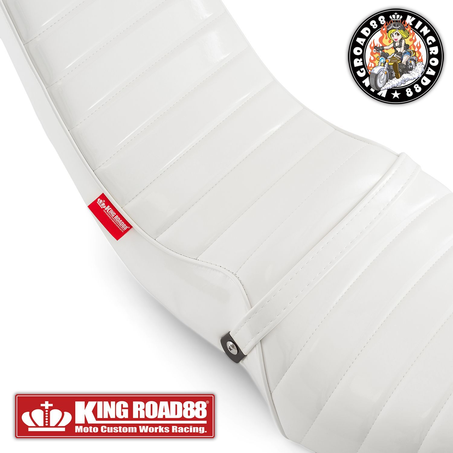 カワサキ バリオスⅠ型 ZR250A KingRoad88 3段シート エナメル