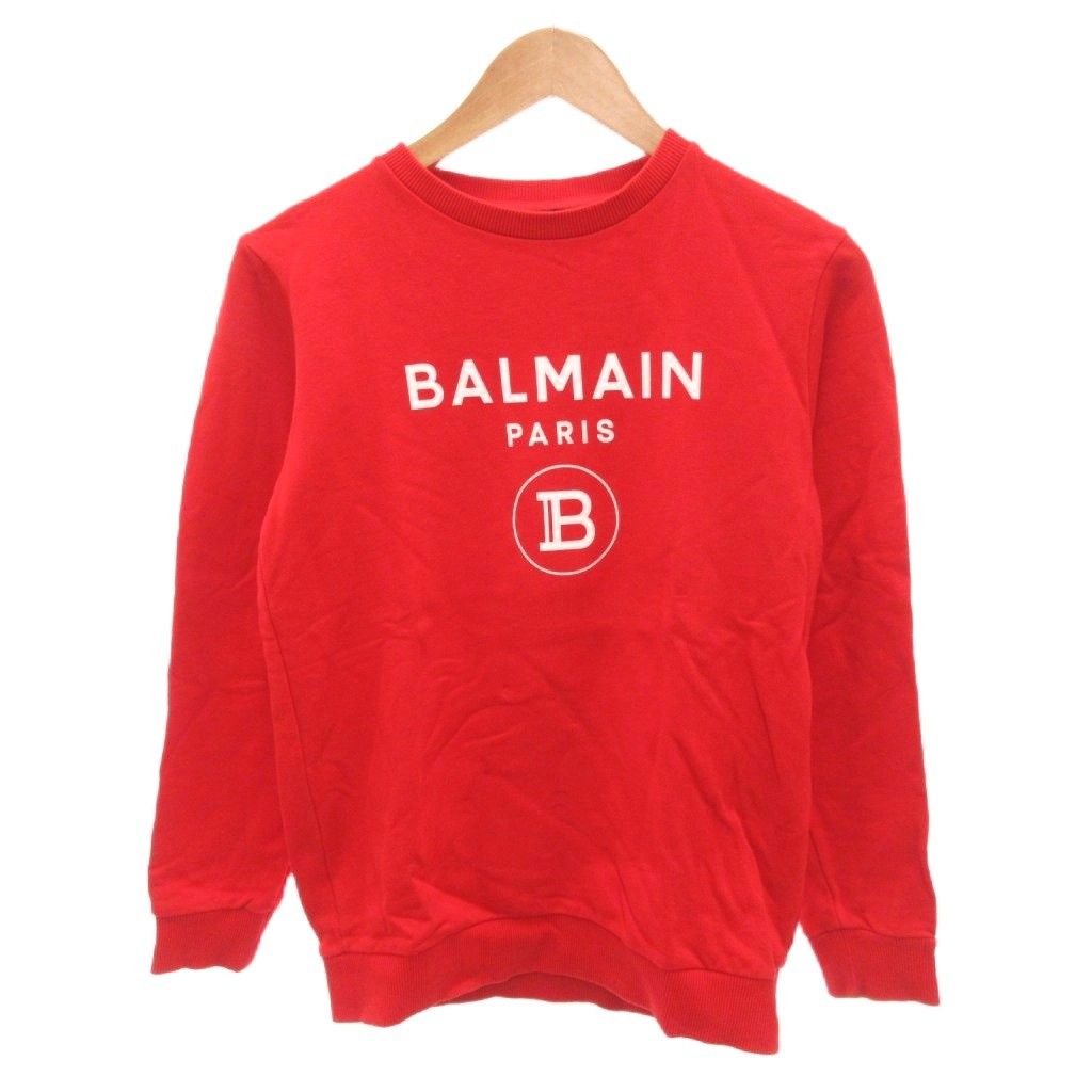 a930 BALMAIN⁄バルマン ロゴ スウェット トレーナー BALMAIN
