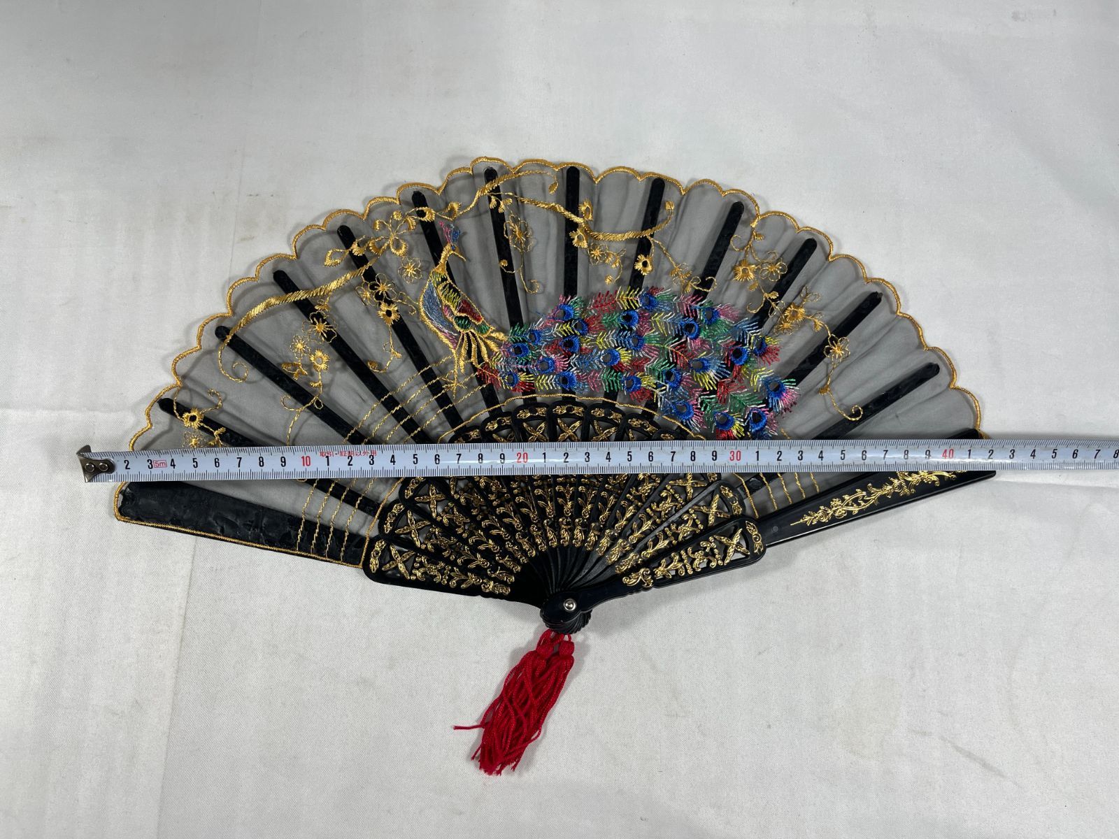 扇子 孔雀 中国 台湾 ファッション インテリア コレクション お土産