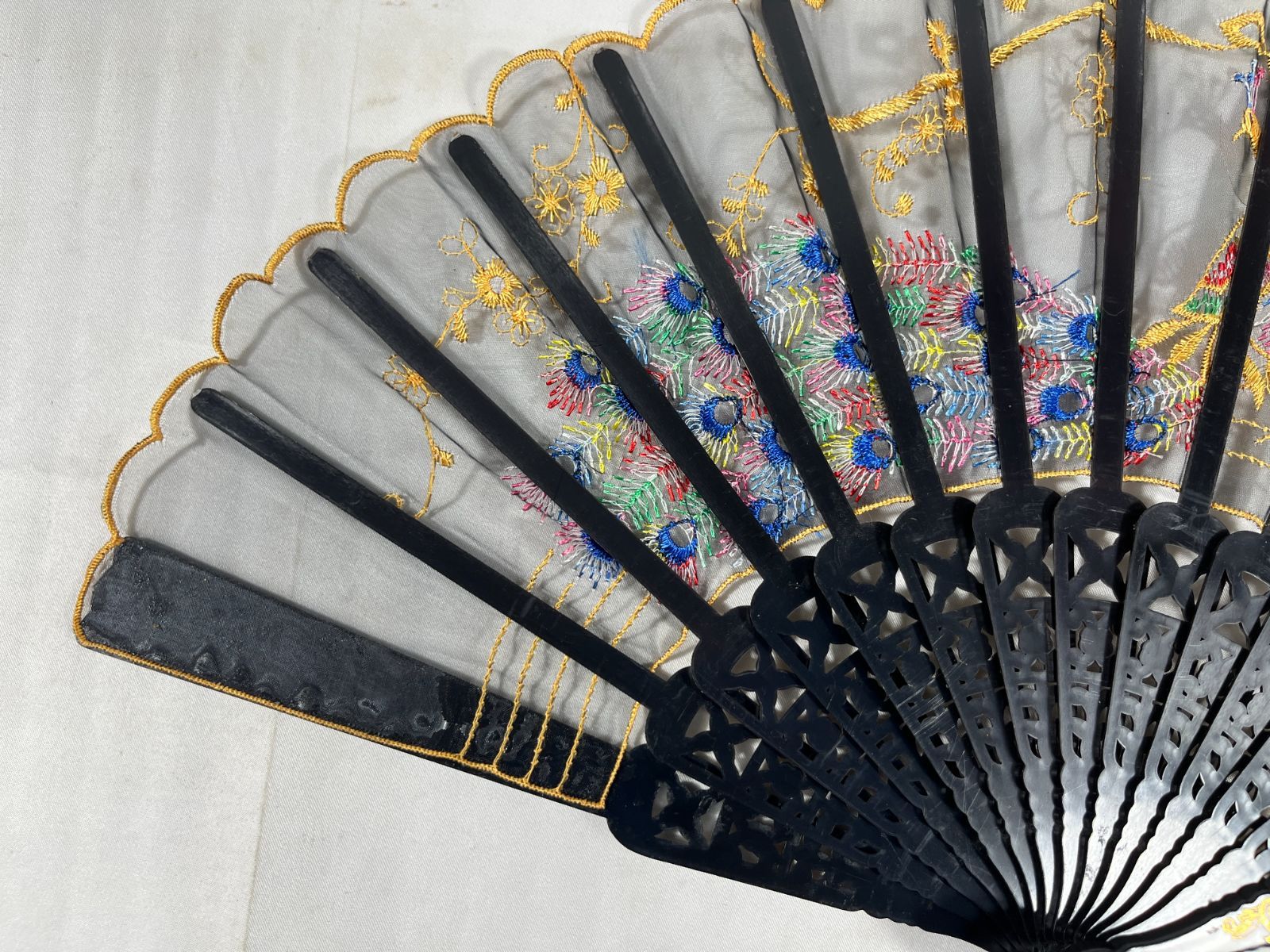扇子 孔雀 中国 台湾 ファッション インテリア コレクション お土産