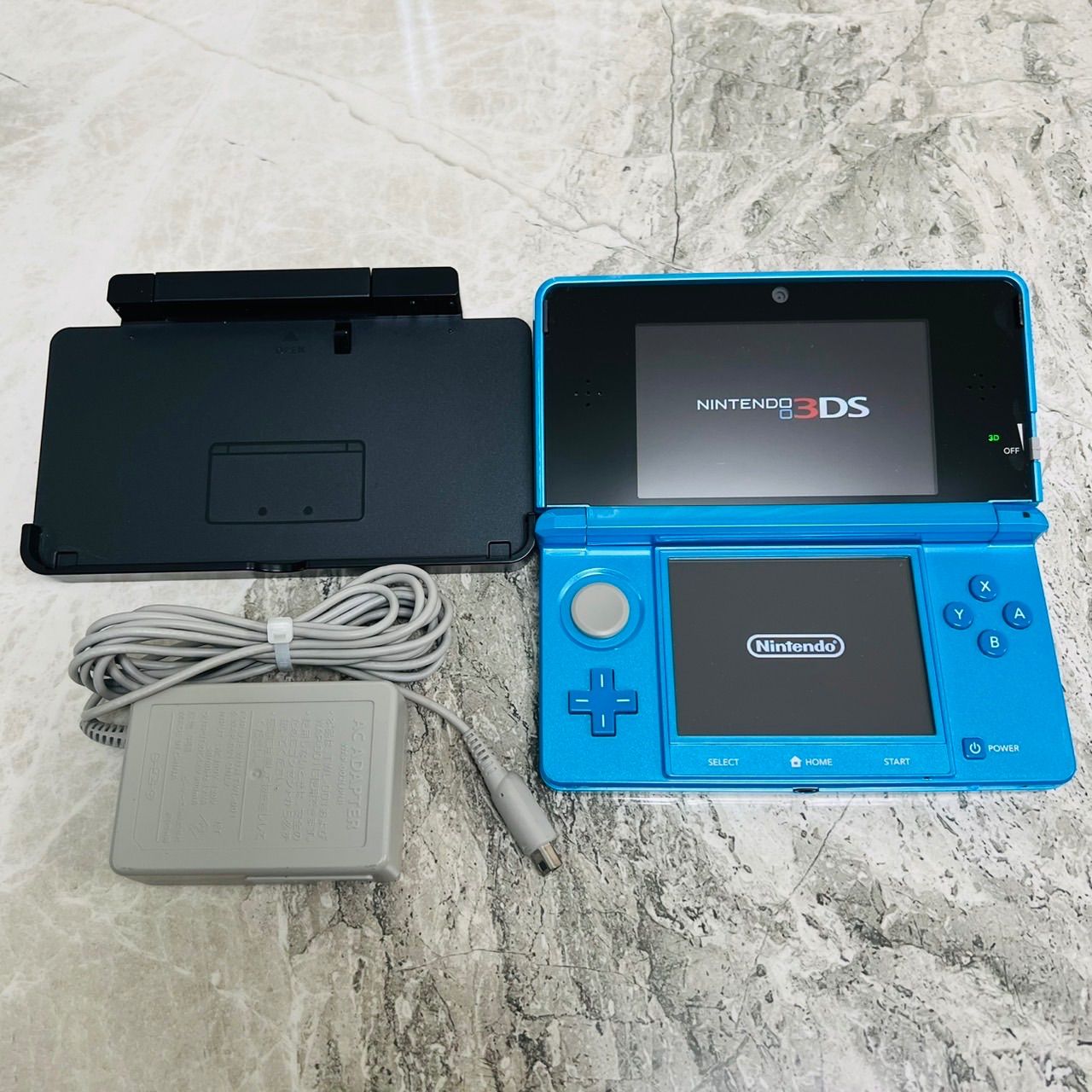 完動品】NINTENDO 3DS ライトブルー - メルカリ