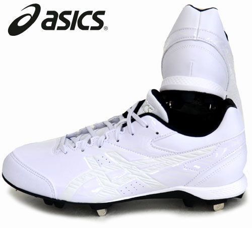 サイズ24.0cm、アシックス asics NEOREVIVE 4 WHT 野球 BB樹脂底 LP　白スパイク 21SS (1123A032-110)