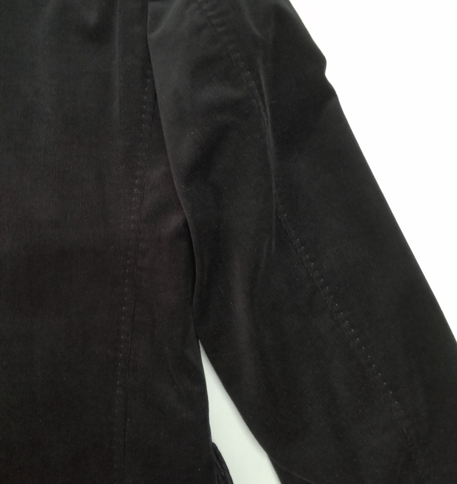 L1902 Rt BURBERRY BLACK LABEL バーバリーブラックレーベル テーラードジャケット 裏地 ノバチェック コーデュロイ ブラック L ...