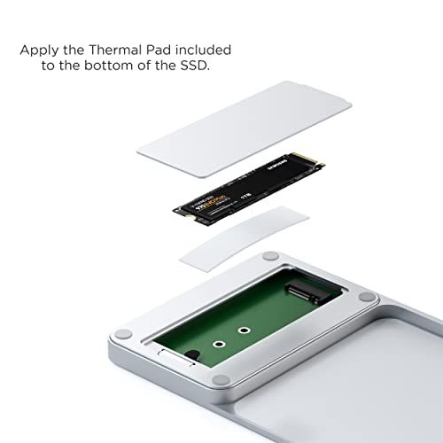 SATECHI USB C スリムデスクトップ ドック 薄型 マルチーハブ 24インチ