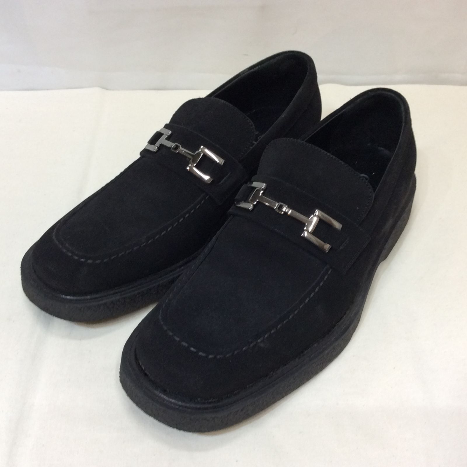 GUCCI グッチ ホースビット ローファー 40 ブラック スエード - メルカリ