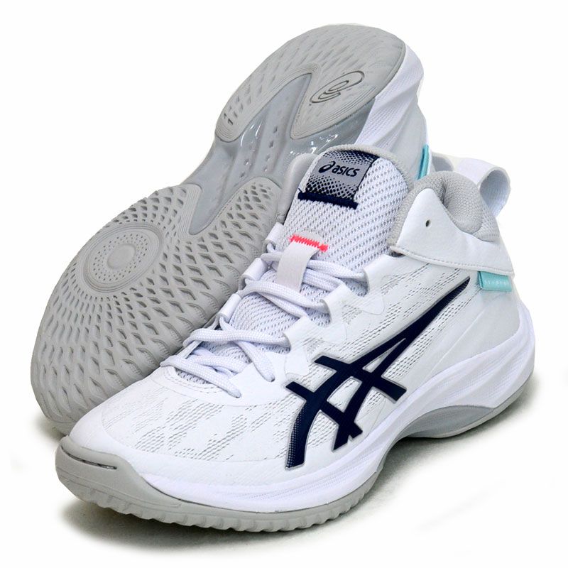 バスケットボールシューズ ホワイト　ASICS　ゲルフープ　バッシュ　23.5 サイズ22.5cm、アシックス asics GELHOOP V17 STANDARD (ゲルフープ