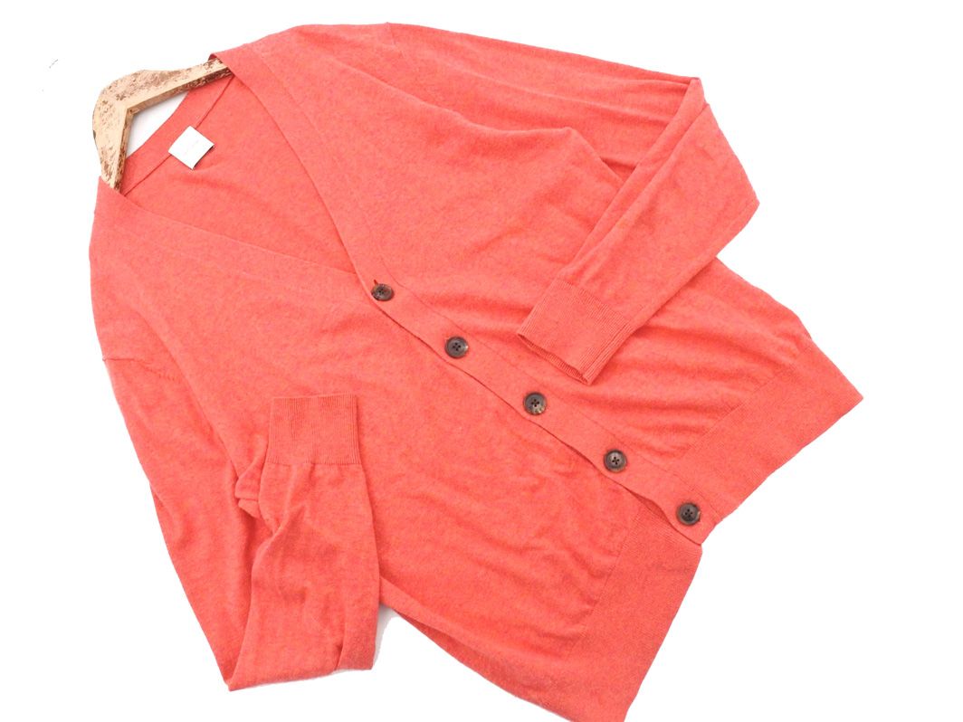 Paul Smith ポールスミス Vネック カーディガン sizeM/レッドオレンジ  メンズ