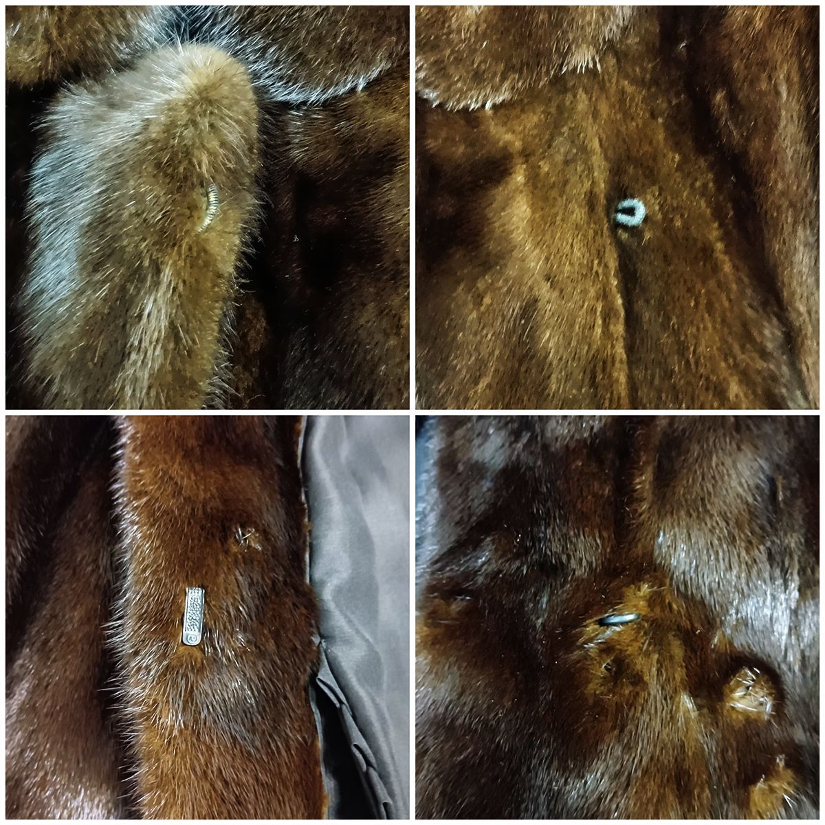 BLACKGLAMA ブラックグラマ ファーコート ミンク 本毛皮 ブラウン