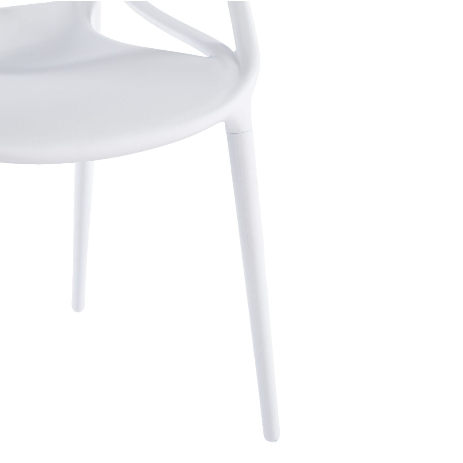 数量限定セール」 2 脚セットホワイト猫耳デザイン PP 製ダイニング