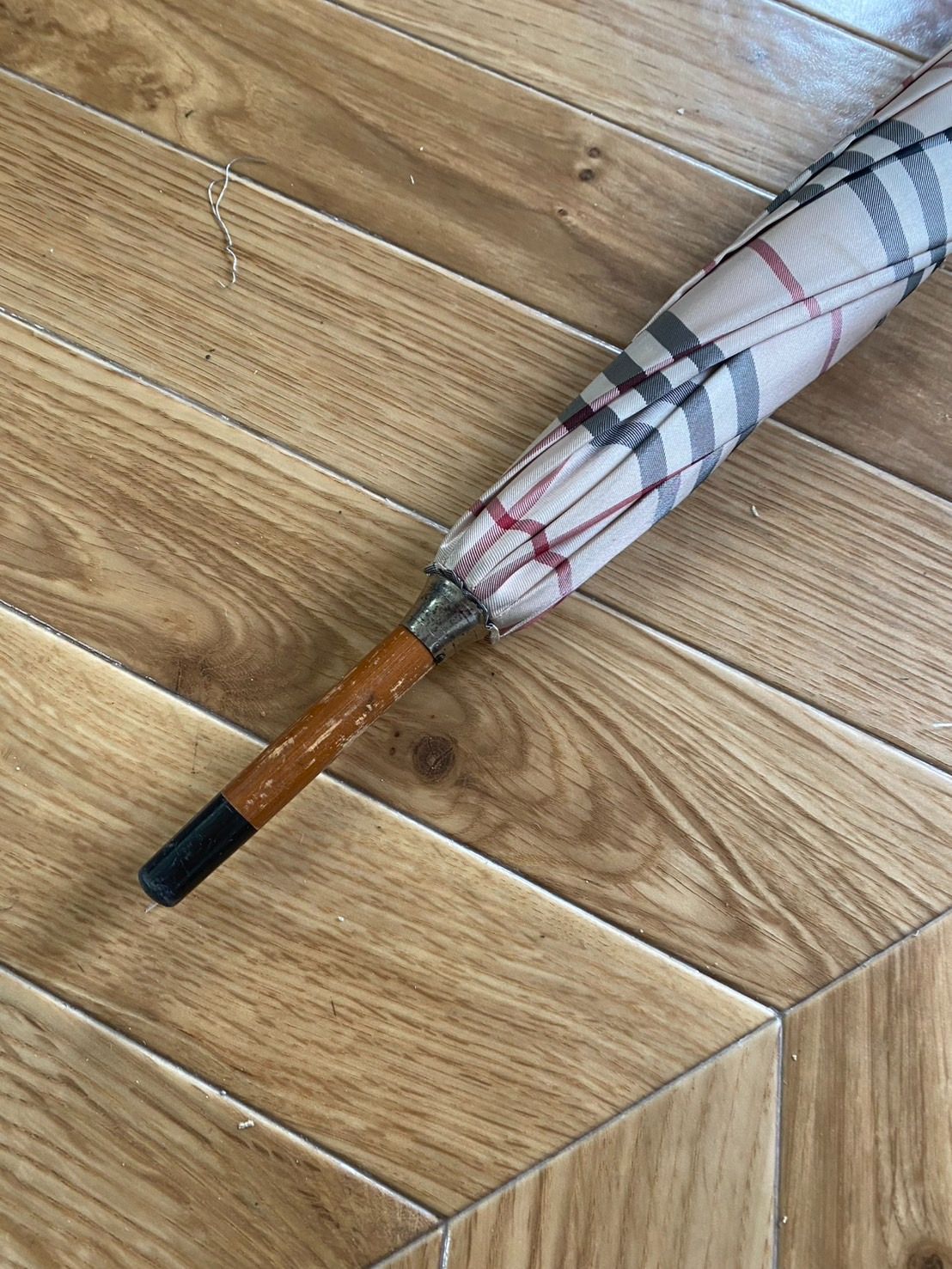 BURBERRY バーバリー ノバチェック 雨傘 長傘 ベージュ レディース