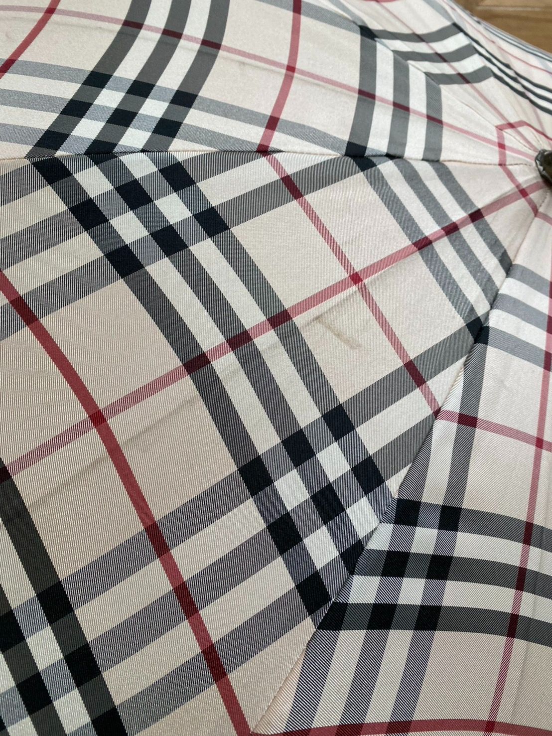 BURBERRY バーバリー ノバチェック 雨傘 長傘 ベージュ レディース