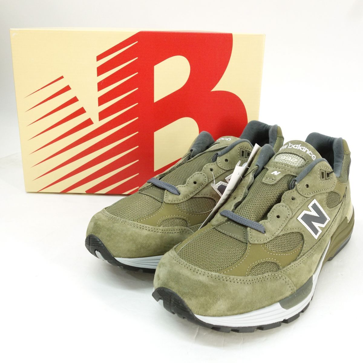 未使用】New Balance ニューバランス 992 U992GL US10.5 28.5cm 箱有 