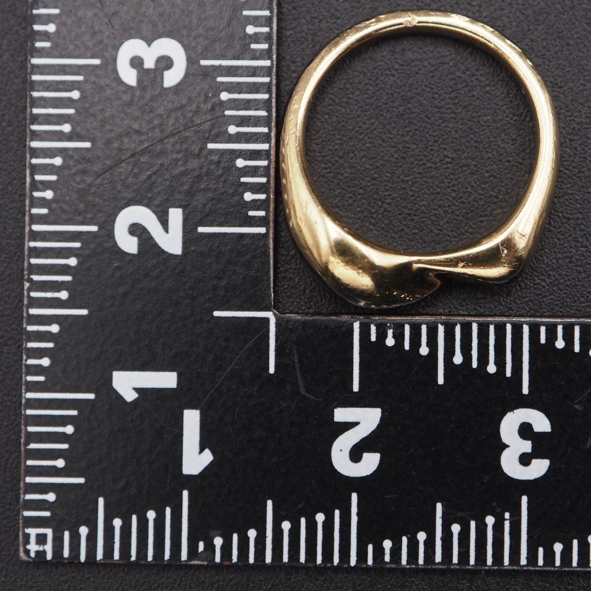 R002 ete エテ R925刻印 リング ゴールドカラー デザイン シルバー