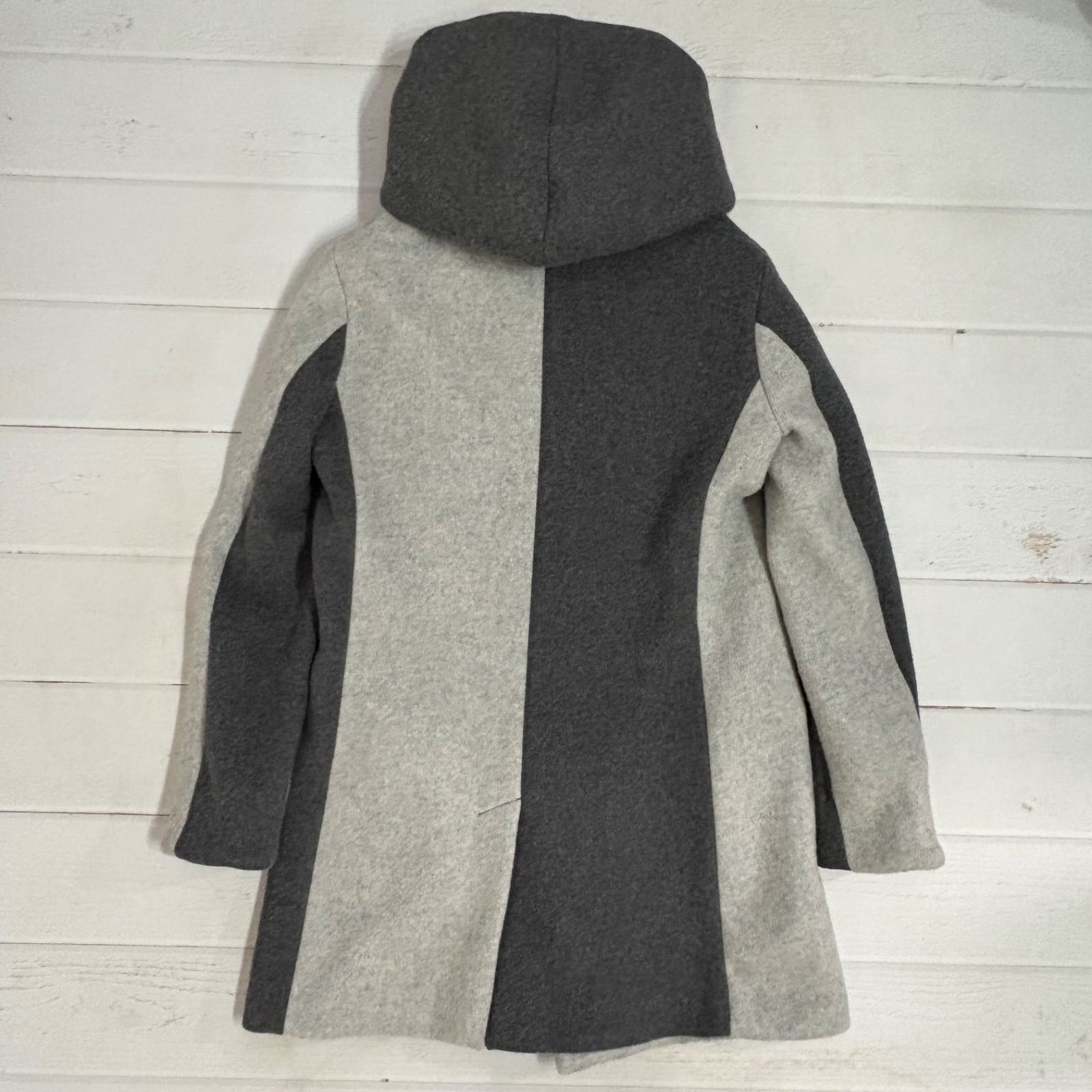 美品 LEON掲載 1PIU1UGUALE3 CRAZY WRAP COAT クレイジー ウール