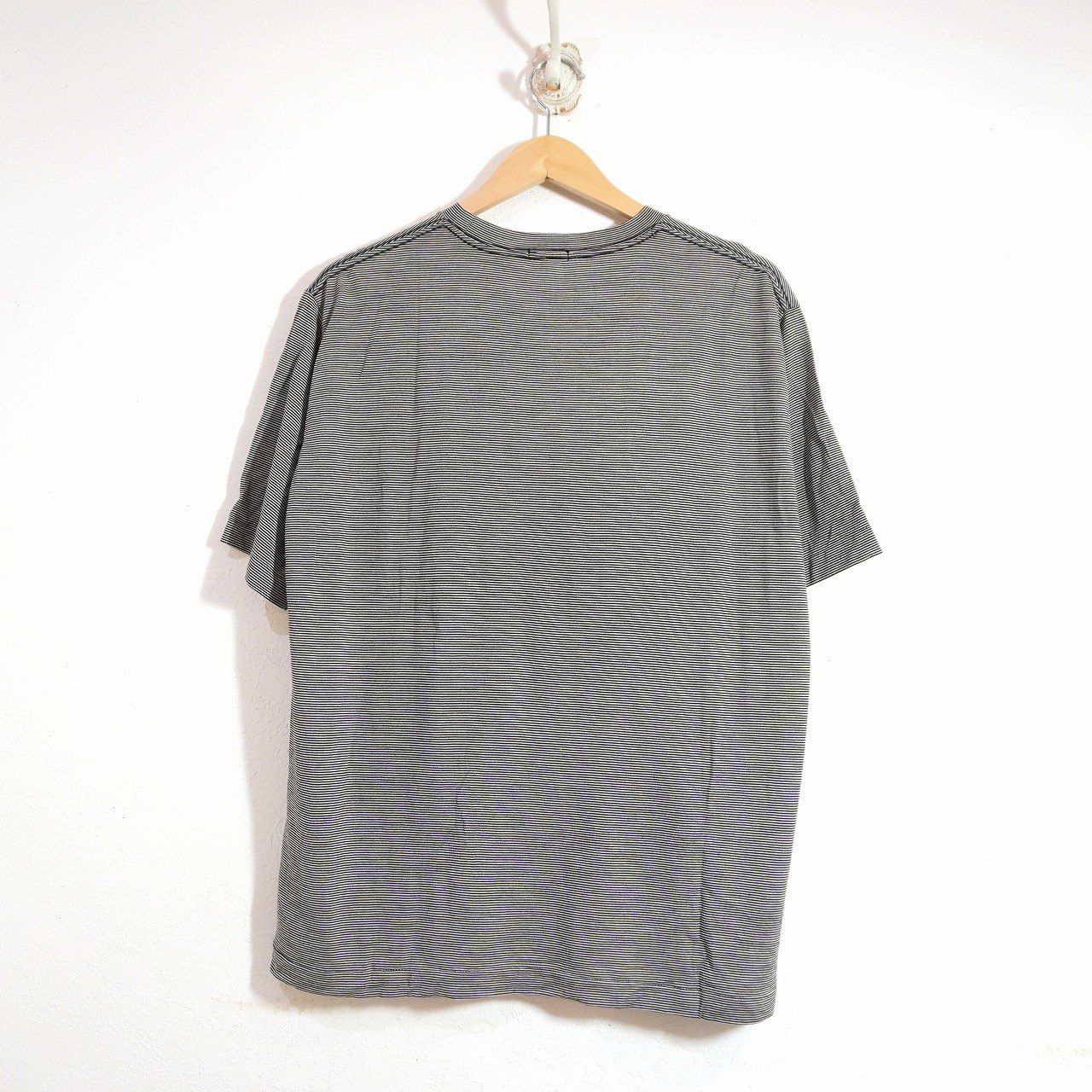 美品】完売製品 comoli コモリ ボーダーTシャツ ウール サイズ2 ウール 