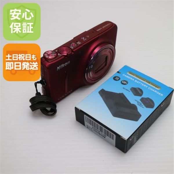 COOLPIX S9500 ヴェルヴェットレッド 即日発送 デジカメ Nikon 本体