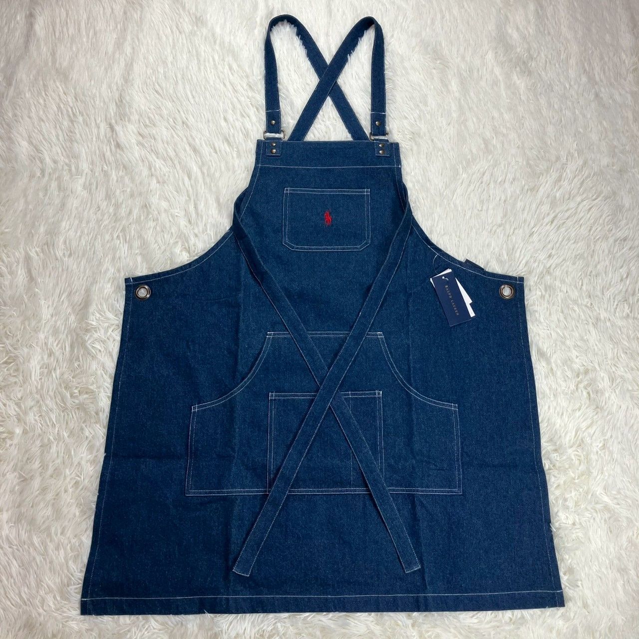 新品未使用タグ付き✨ラルフローレン エプロン オーバーオール デニム