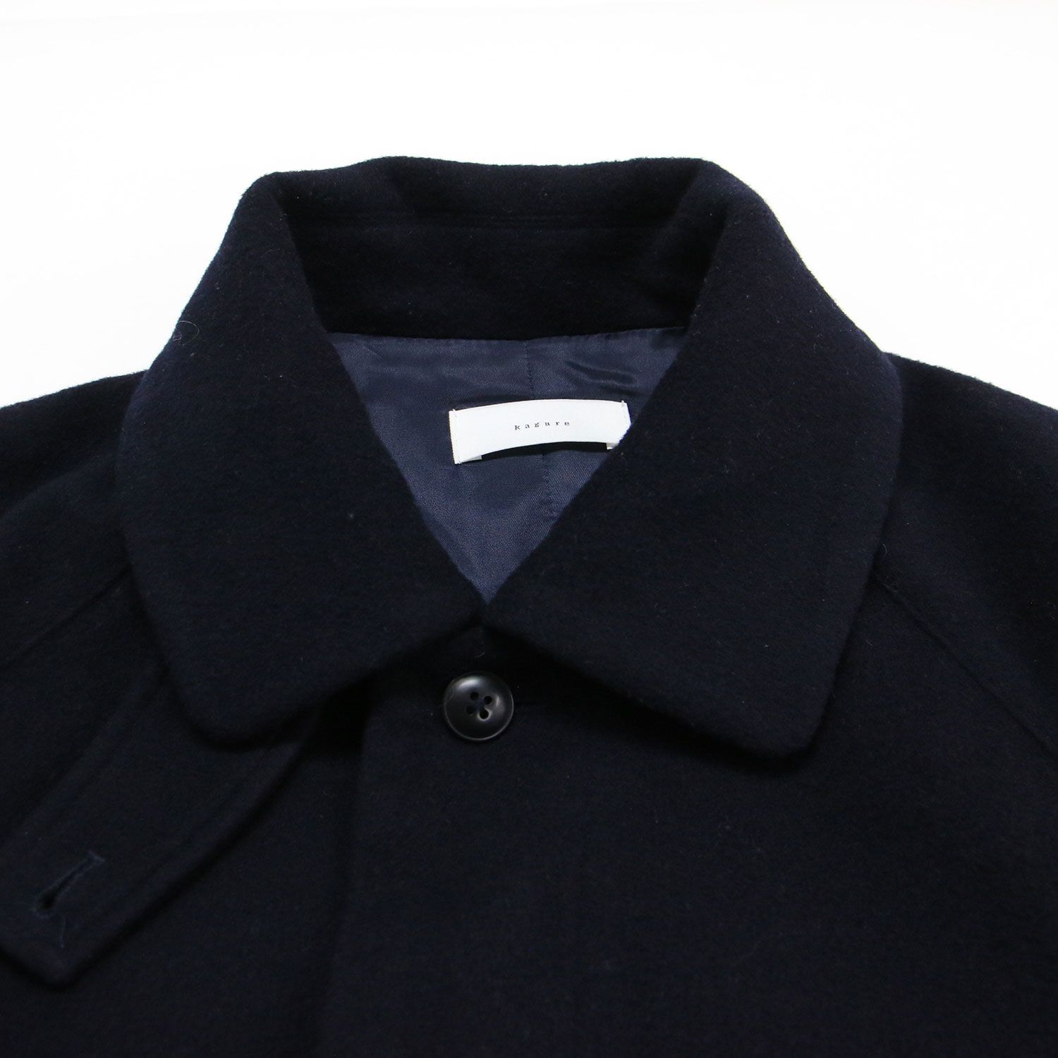 KAGURE かぐれ コート ネイビー 紺 サイズ:FREE | 25秋冬 ウール