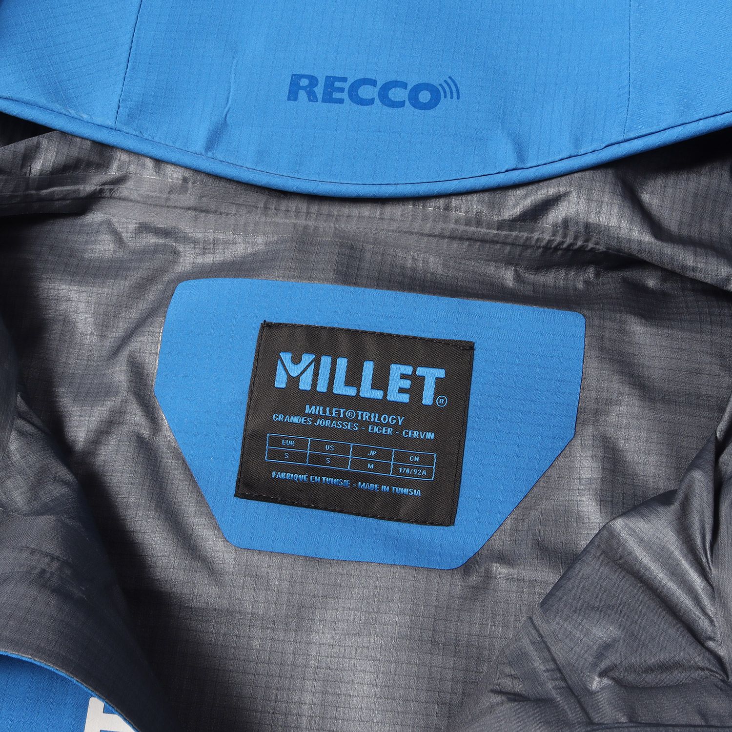 美品】MILLET ミレー ジャケット ブルー(ICON BLUE) サイズ:M | 現行