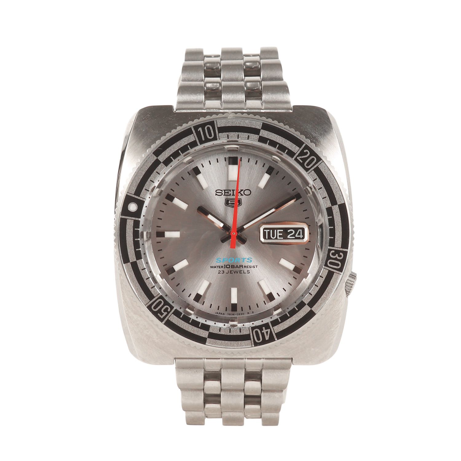 【新品同様】SEIKO セイコー | 90s 5スポーツ 復刻モデル 7S36-0070 デイデイト 腕時計 / ウォッチ (1997年製) | シルバー | ブランド ファッション アイテム【メンズ】【中古】 新品同様】SEIKO セイコー | 90s 5スポーツ 復刻モデル 7S36-0070