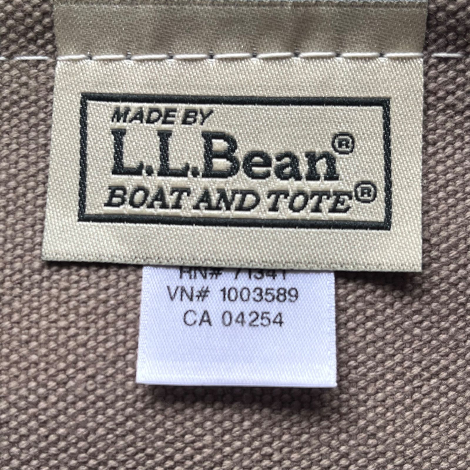 エルエルビーン llbean トートバッグ tote bag レザーハンドル カーキ 