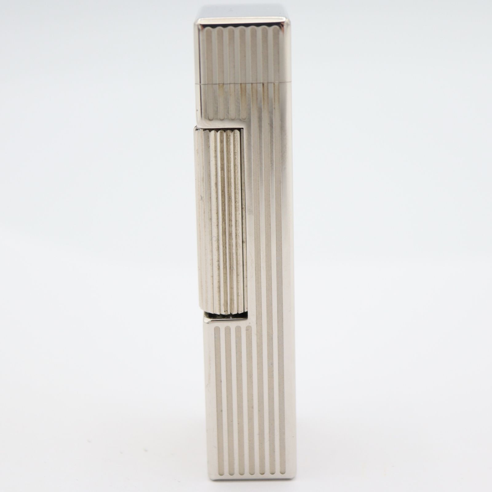 希少 dunhill ダンヒル ガスライター 喫煙具 シルバーカラー 着火確認 