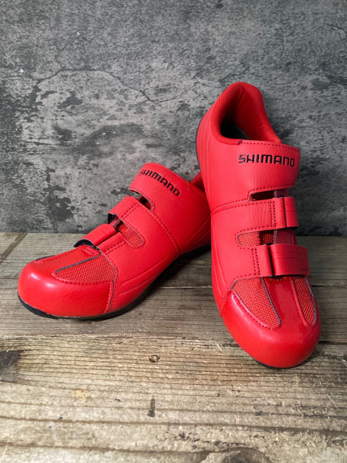 JV655 シマノ SHIMANO RP3 SH-PR300-S R ビンディングシューズ 赤 EU43