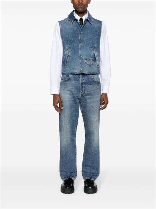 GIVENCHY(ジバンシィ) ベスト・ジレ(メンズ) GIVENCHY デニム コットン ベスト 送料無料 - ブランド通販のBUYMA