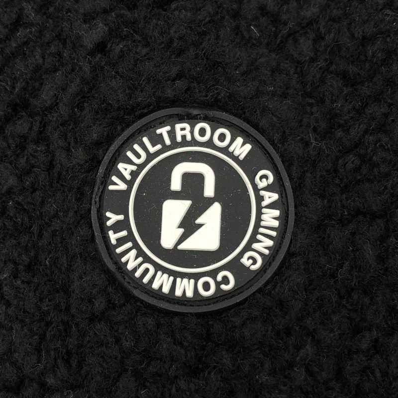 中古】VAULTROOM PULLOVER BOA JACKET サイズL ブラック ボルトルーム