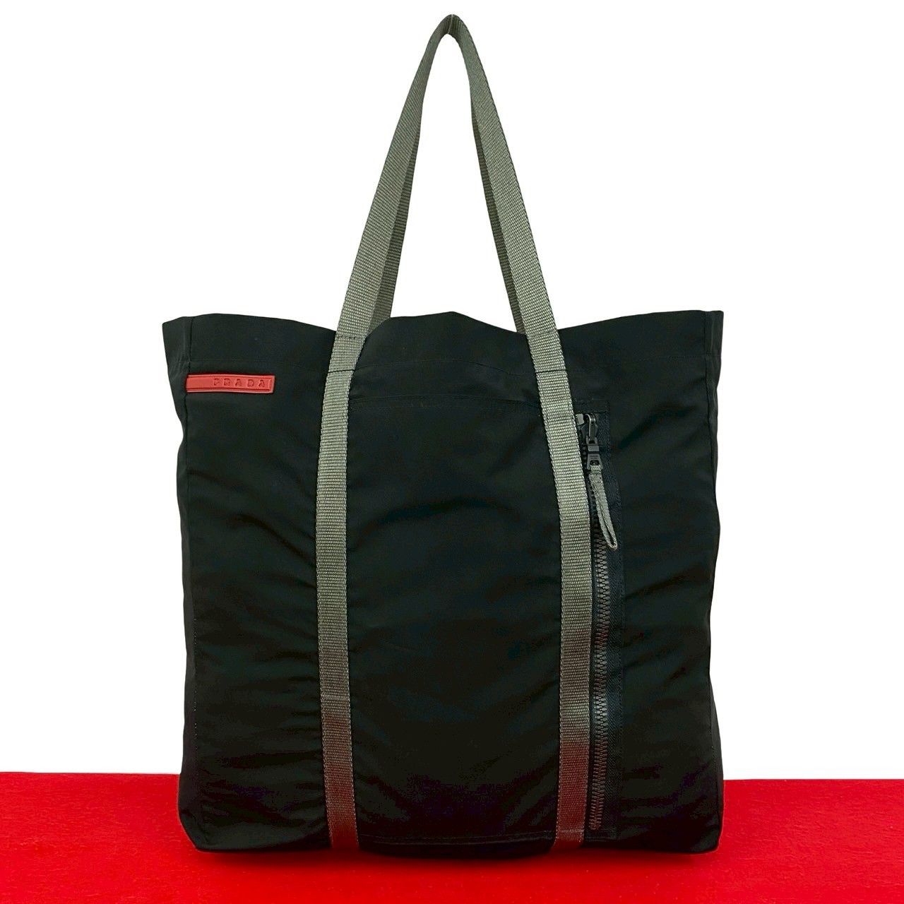 極 美品 PRADA SPORTS プラダ スポーツ テスート ナイロン トート