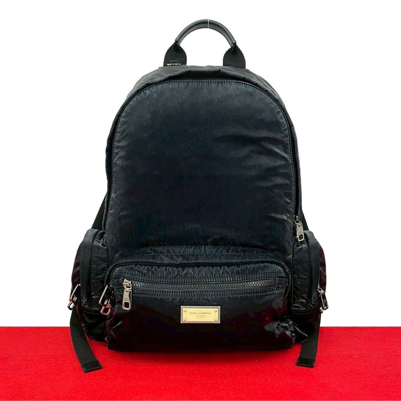 極 美品 DOLCE&GABBANA ドルチェアンドガッバーナ ロゴ プレート 金具 