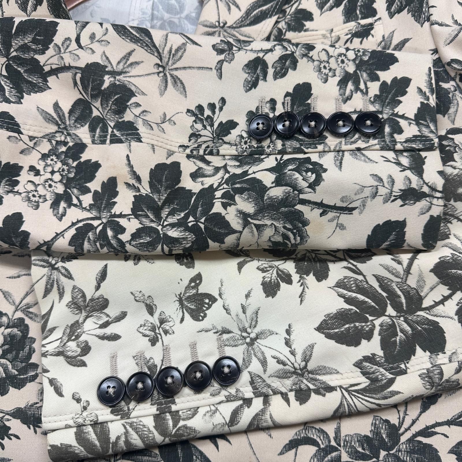 国内正規 GUCCI ボタニカル2Bテーラードジャケット 花柄 グッチ 772U70