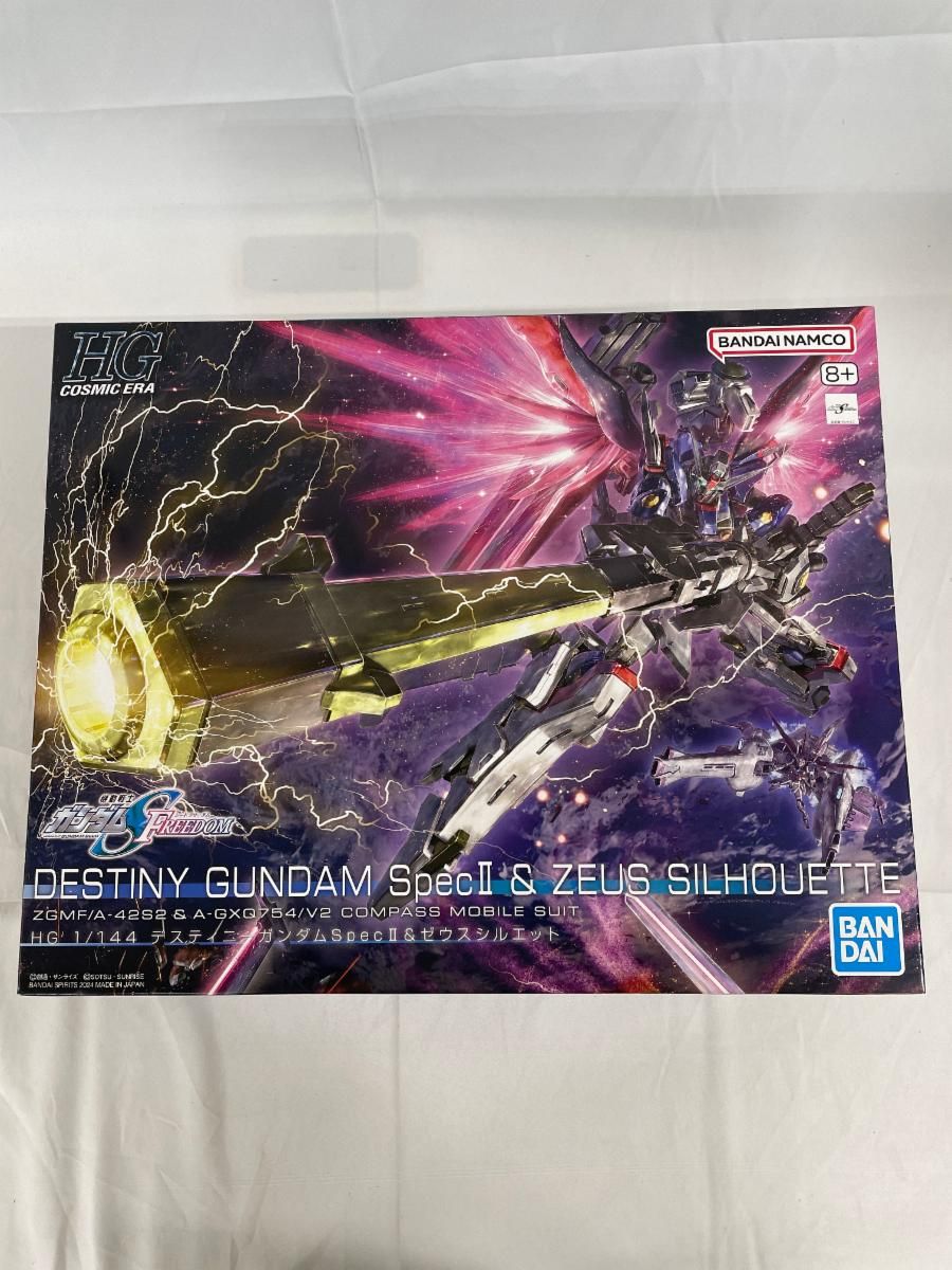 HG デスティニーガンダム SpecII & ゼウスシルエット 未開封 未開封HG デスティニーガンダム SpecII & ゼウスシルエット 【公式通販】