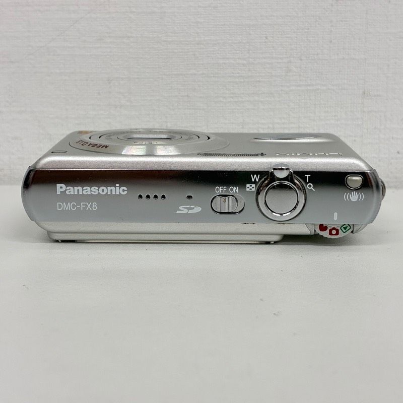 動作品】 Panasonic LUMIX DMC-FX8 Silver パナソニック ルミックス