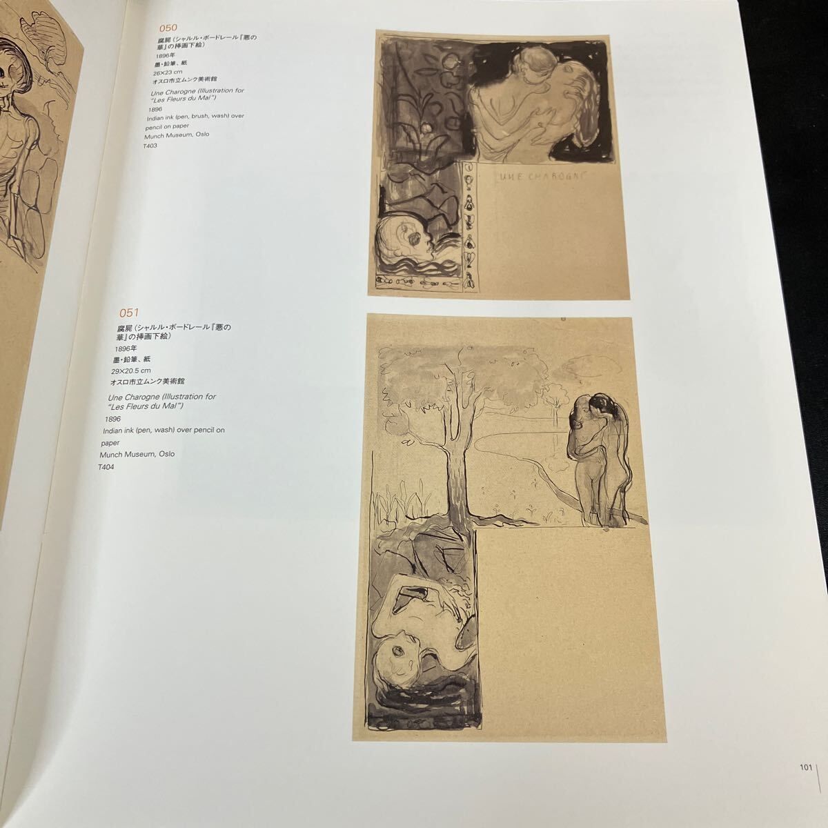 ムンク展 2007年 図録：Edvard Munch the Decorative Projects