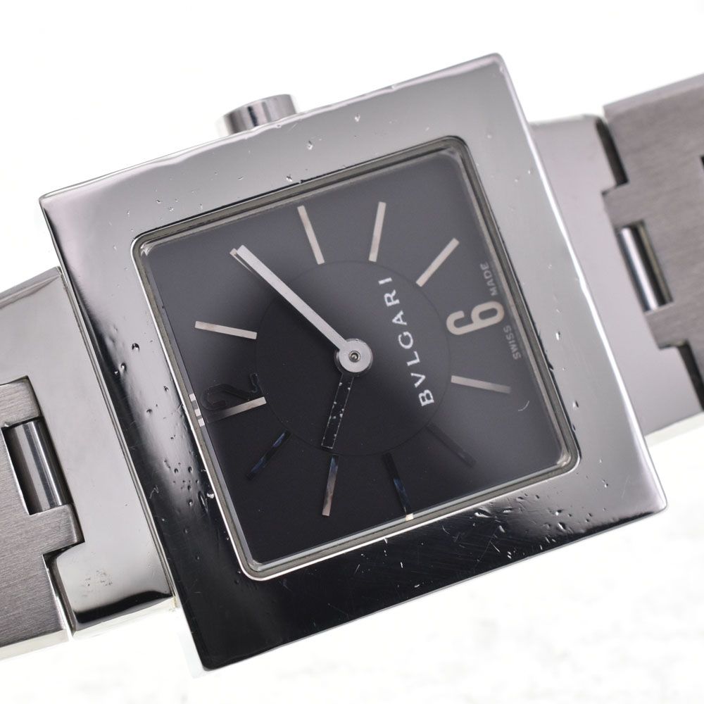 ブルガリ BVLGARI SQ22SS クアドラード クォーツ レディース N#145288