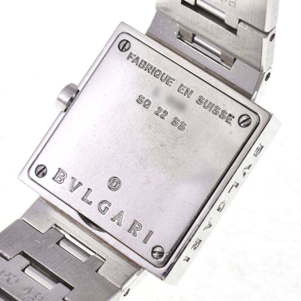 ブルガリ BVLGARI SQ22SS クアドラード クォーツ レディース N#145288