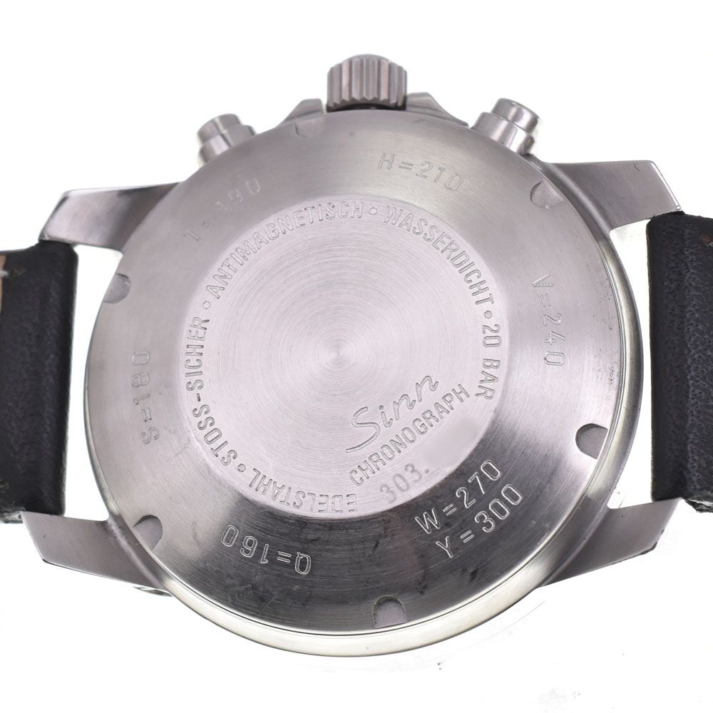 ジン Sinn 303 AUTOBAHN 303 アウトバーン クロノグラフ 自動巻き
