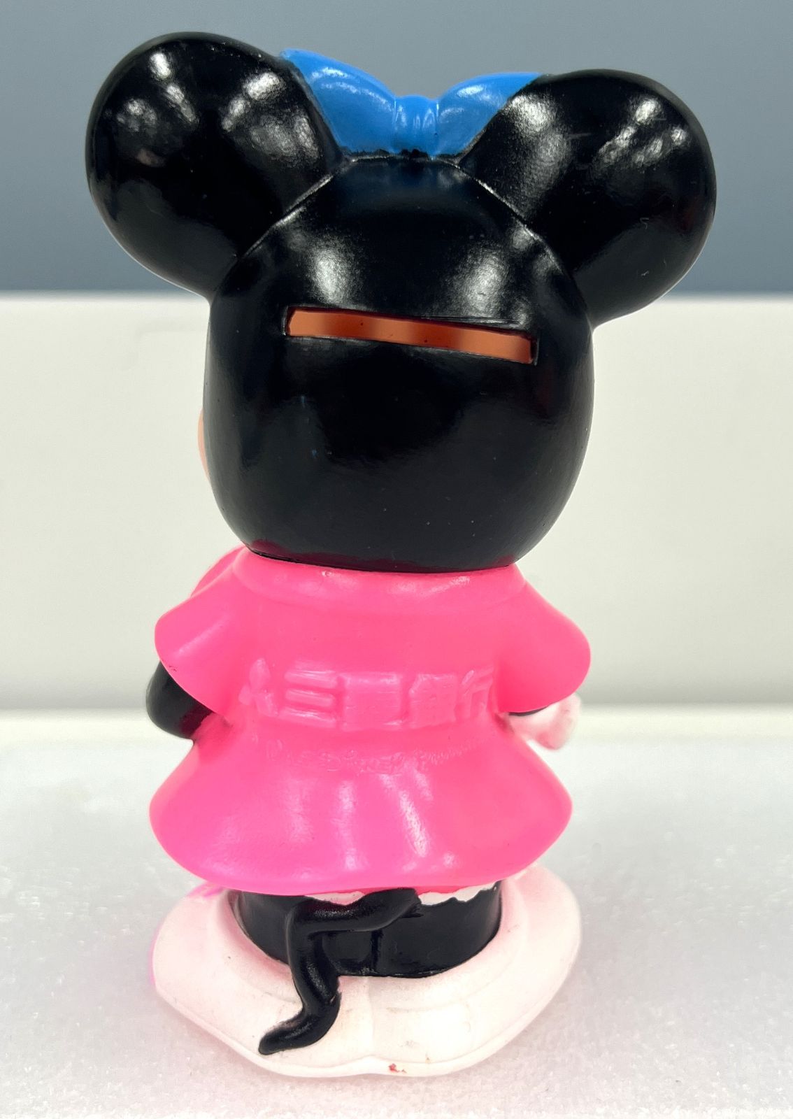 三菱銀行】 ディズニー ミニーマウス ソフビ製貯金箱 A【Disney