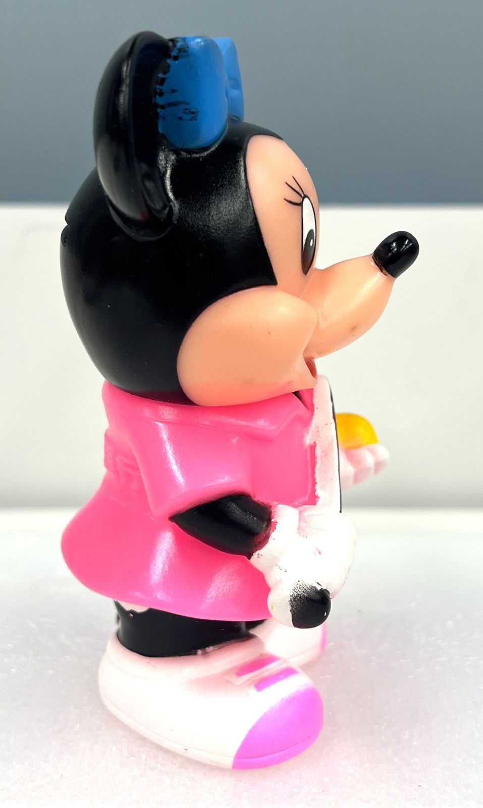 三菱銀行】 ディズニー ミニーマウス ソフビ製貯金箱 A【Disney