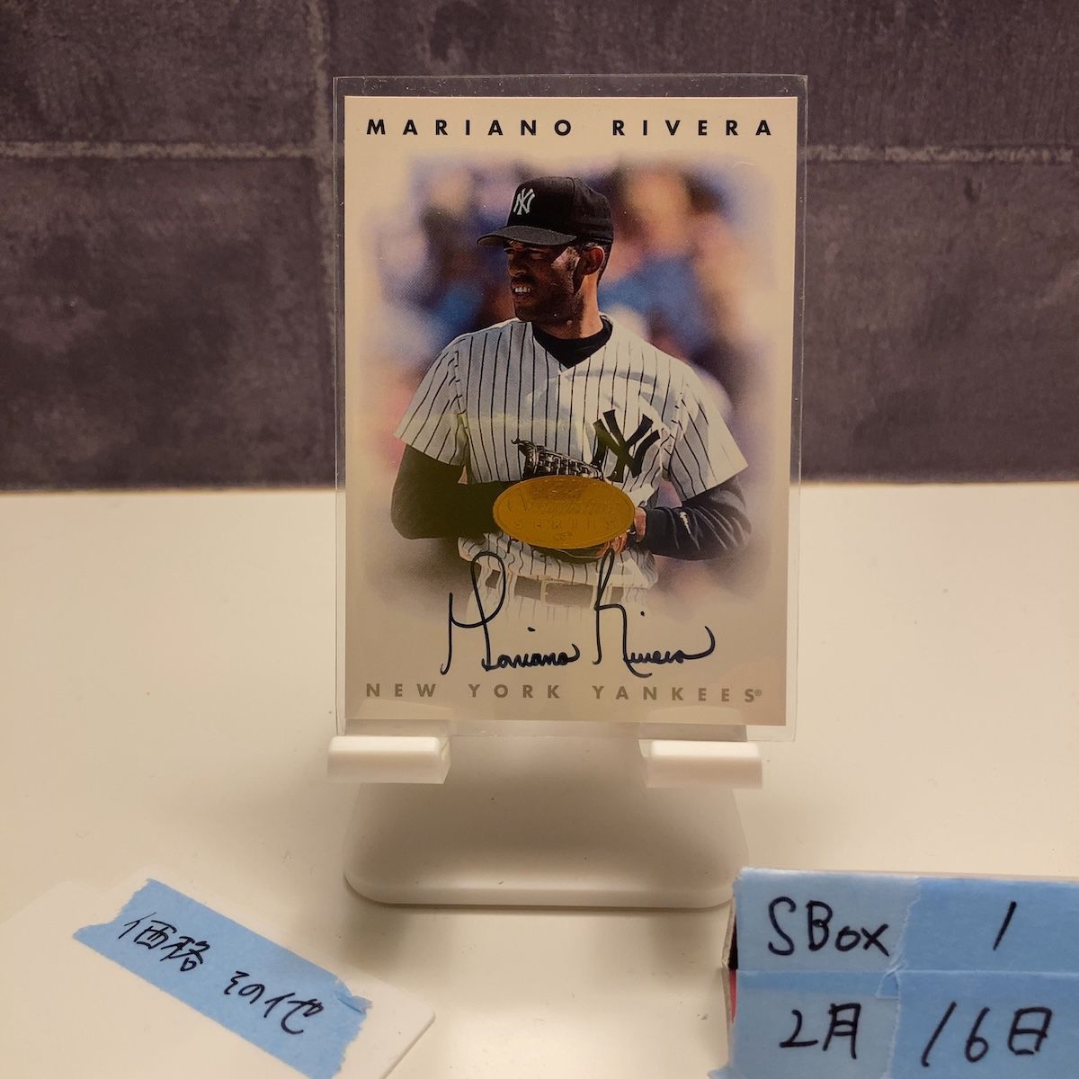 1996 Leaf Signature Series Mariano Rivera 直筆サインカード New 