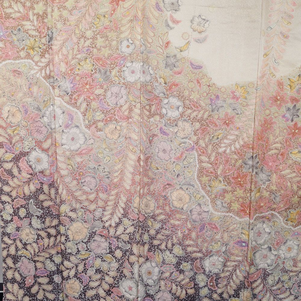 着物セット 吉乃一廉 訪問着・袋帯・帯締め 3点 セット 辻が花模様 M