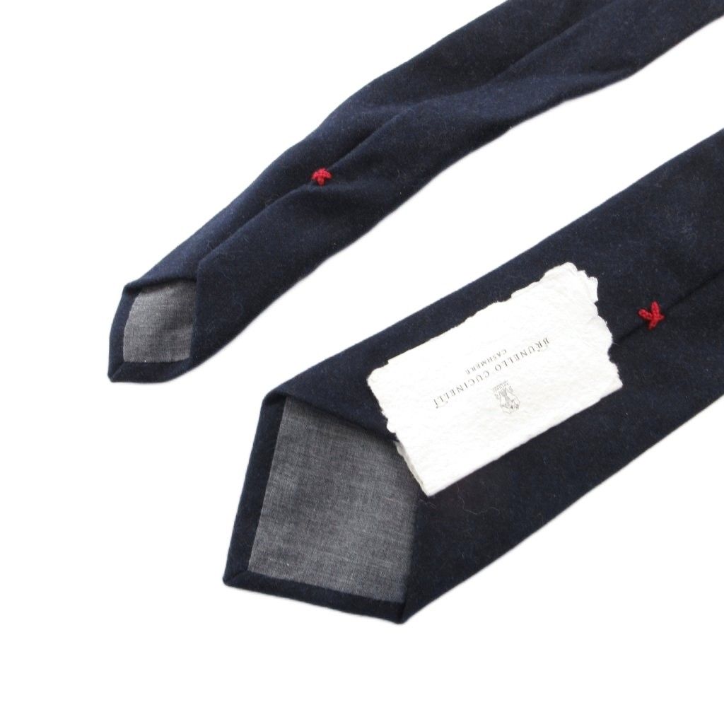 ブルネロクチネリ BRUNELLO CUCINELLI タグ付き ネクタイ ナロータイ