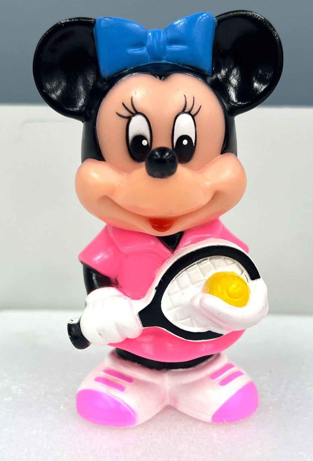三菱銀行】 ディズニー ミニーマウス ソフビ製貯金箱 C【Disney