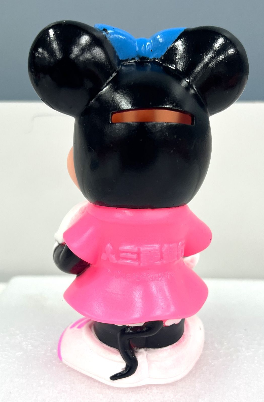 三菱銀行】 ディズニー ミニーマウス ソフビ製貯金箱 C【Disney