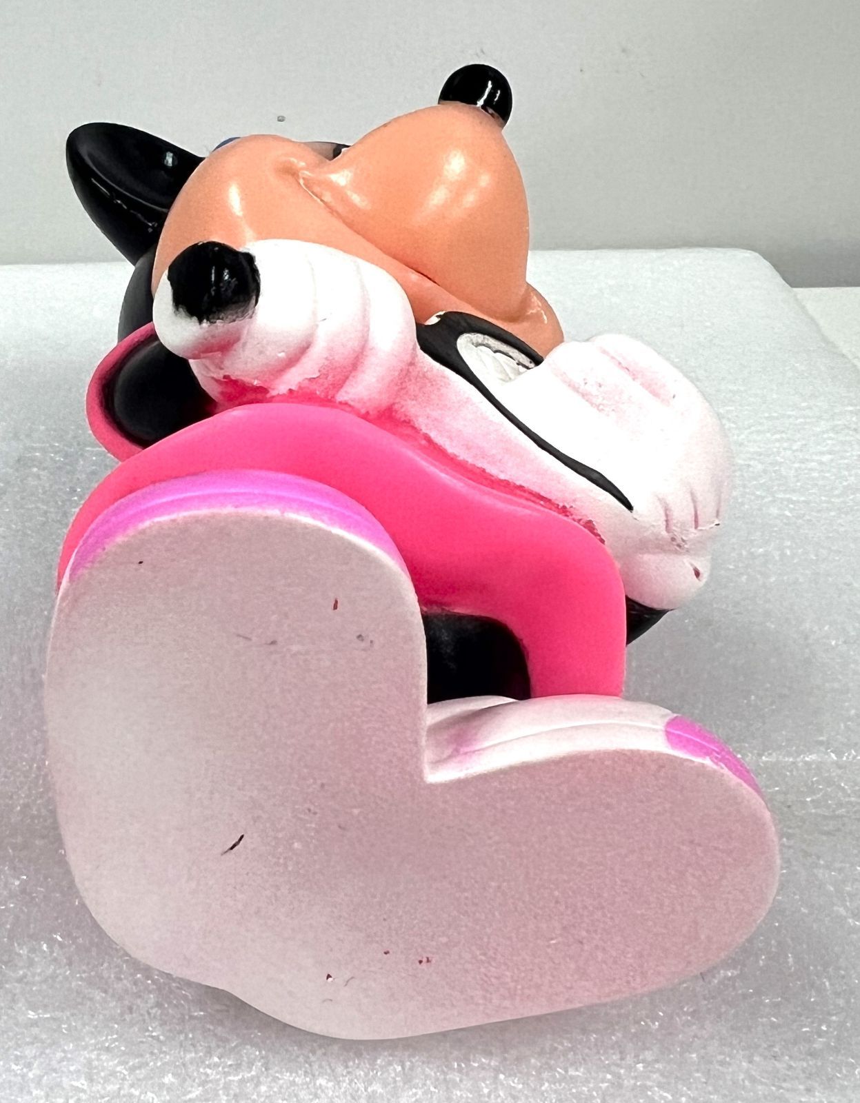 三菱銀行】 ディズニー ミニーマウス ソフビ製貯金箱 C【Disney