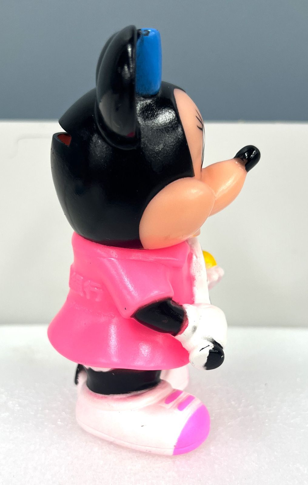 三菱銀行】 ディズニー ミニーマウス ソフビ製貯金箱 C【Disney