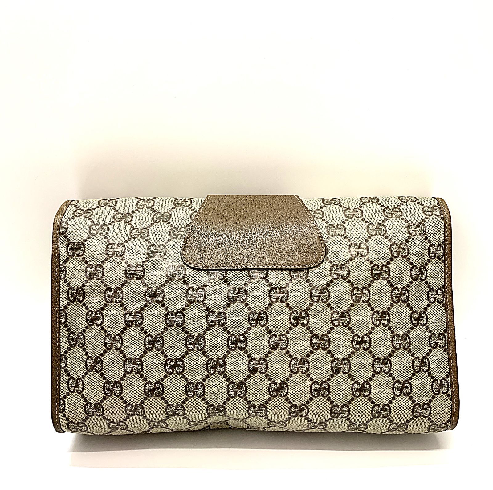 値下げ❗️GUCCI グッチ オールドグッチ クラッチバッグ ブラウン 茶色